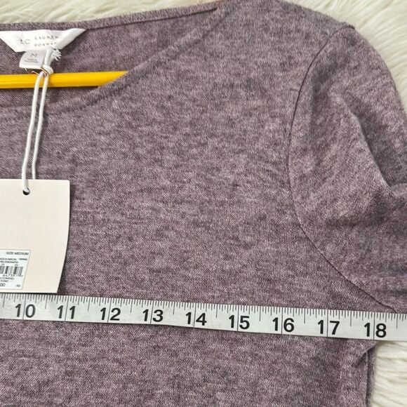 LC Lauren Conrad Gray Puff Sleeve Tunic Size M . NWT - Picture 3 of 6
